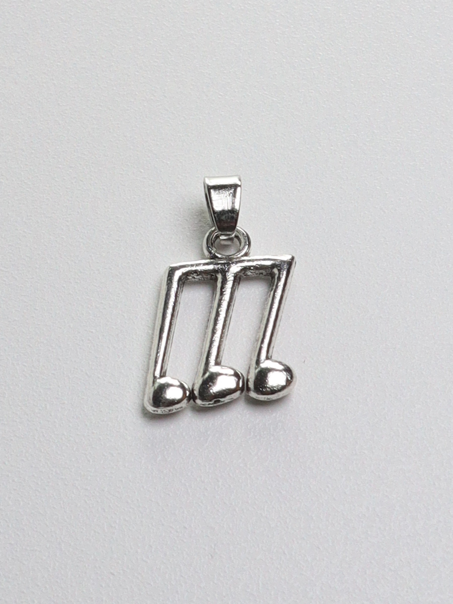 Triple Note Necklace by Dirty Meow