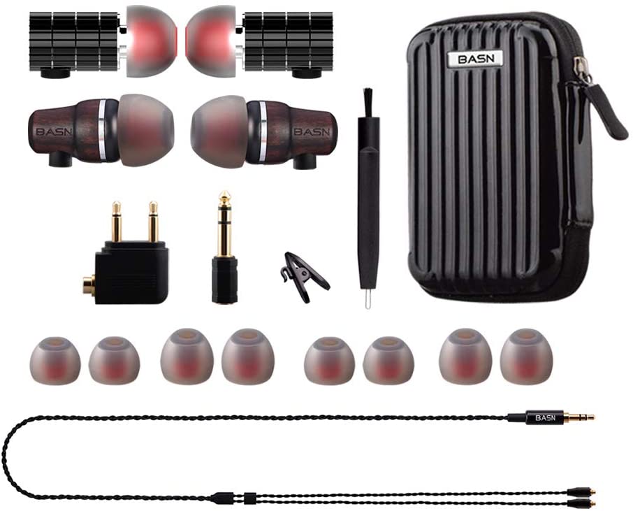 BASN Bibud in-Ear Noise-Isolating Headphones