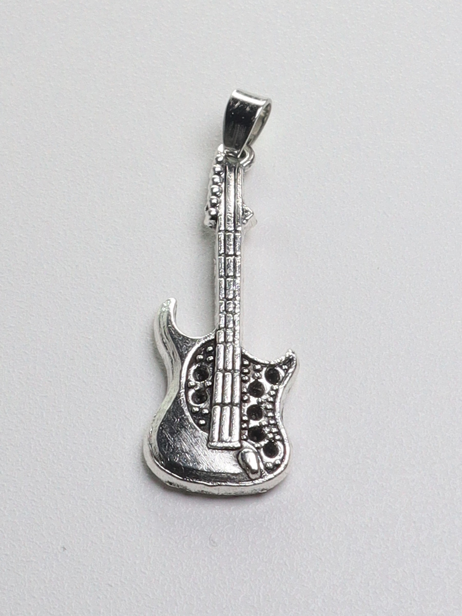 While My Guitar Gently Weeps Necklace by Dirty Meow