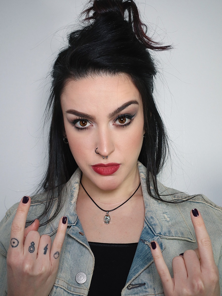 Skull Necklace by Dirty Meow